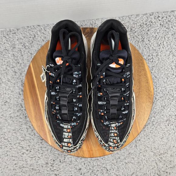 Nike Mens 10 Air Max 95 Just Do It 2018 Black Daily Casual Sneaker AV6246-001 - Picture 6 of 13